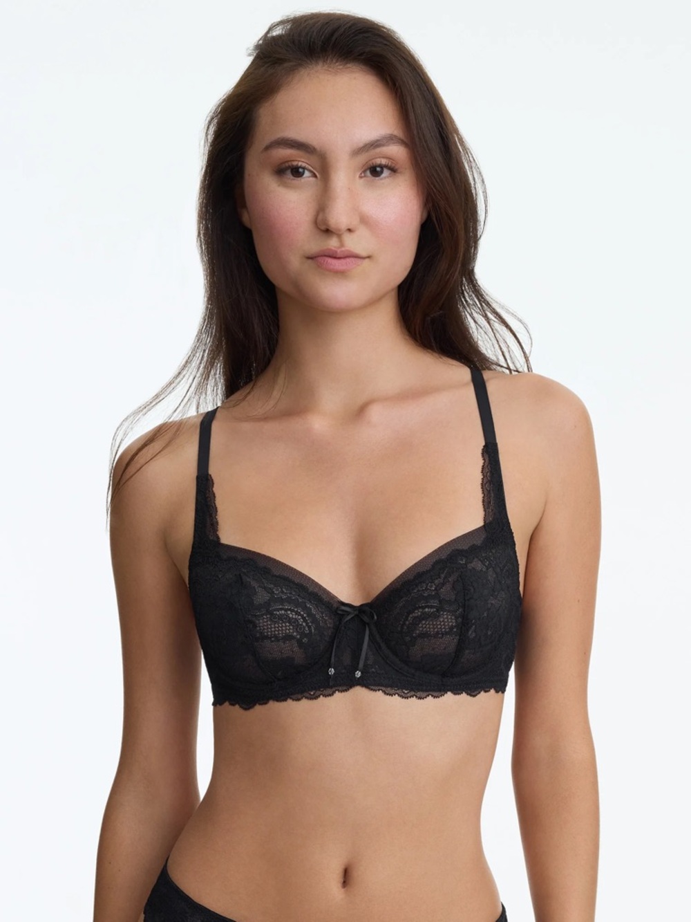 Skarlett Blue Minx Lace Balconette Bra, Black, NWT, Size 30DDD